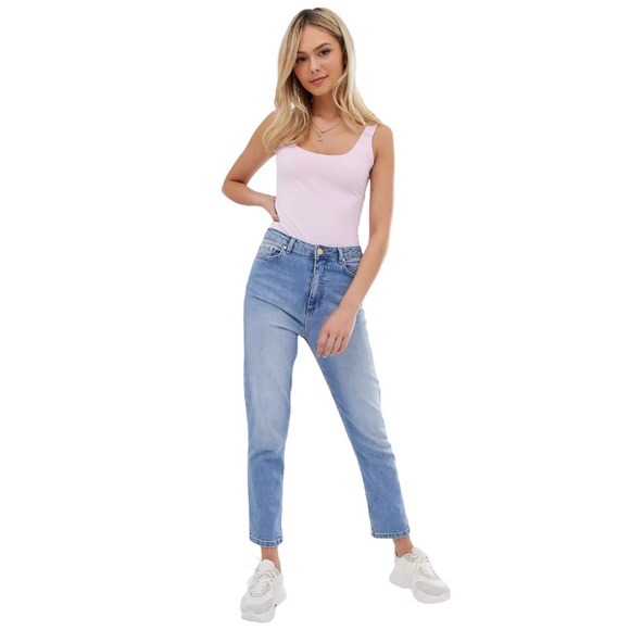 Miss Selfridge Tops - Miss Selfridge Lilac Purple Cami Snap Bodysuit